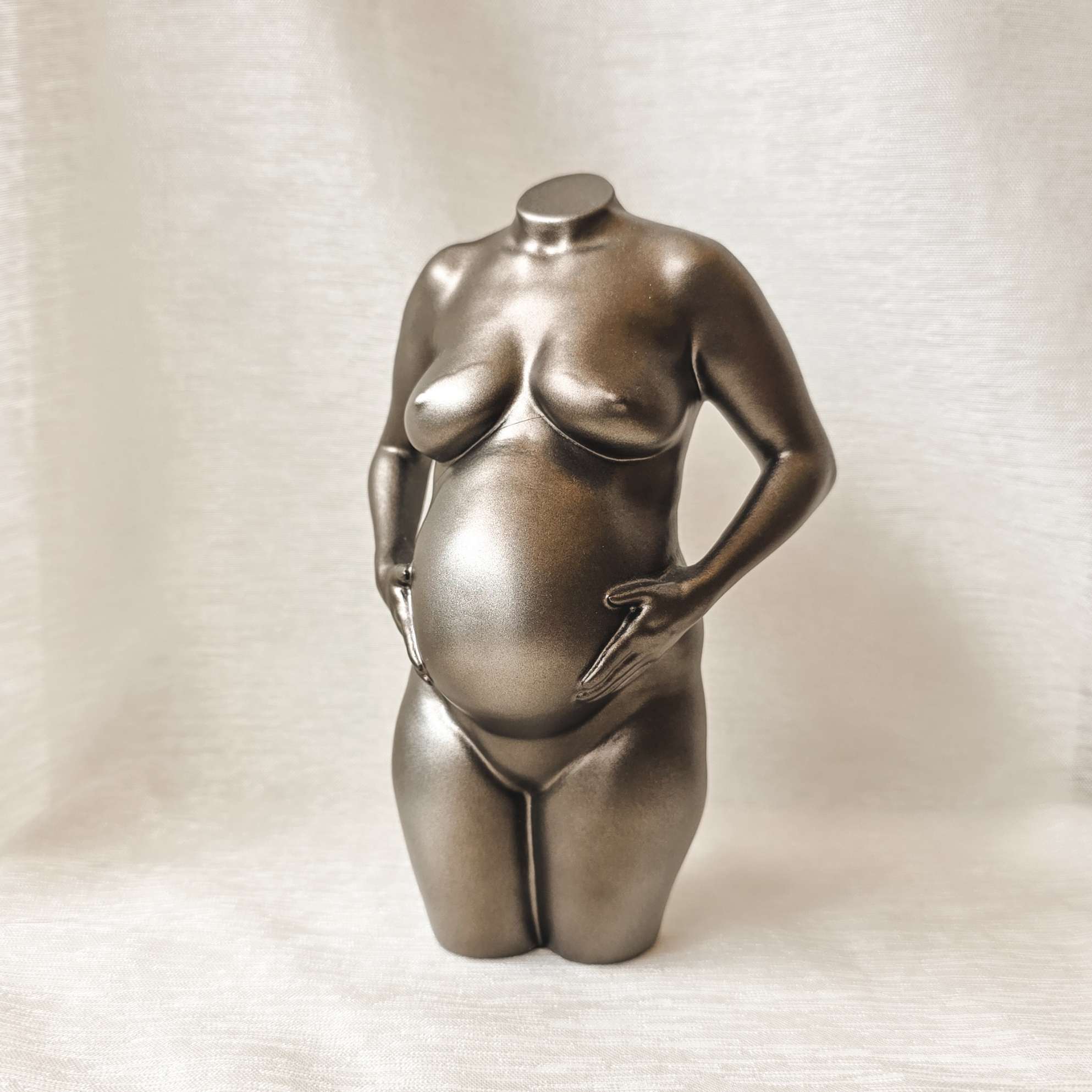 Zilver Zwangerschapsbeeld - The Baby Conceptstore